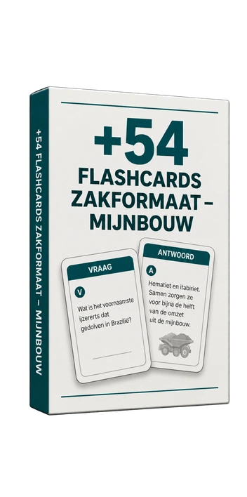 Bonus 1, Mijnbouw Zak-Flashcards