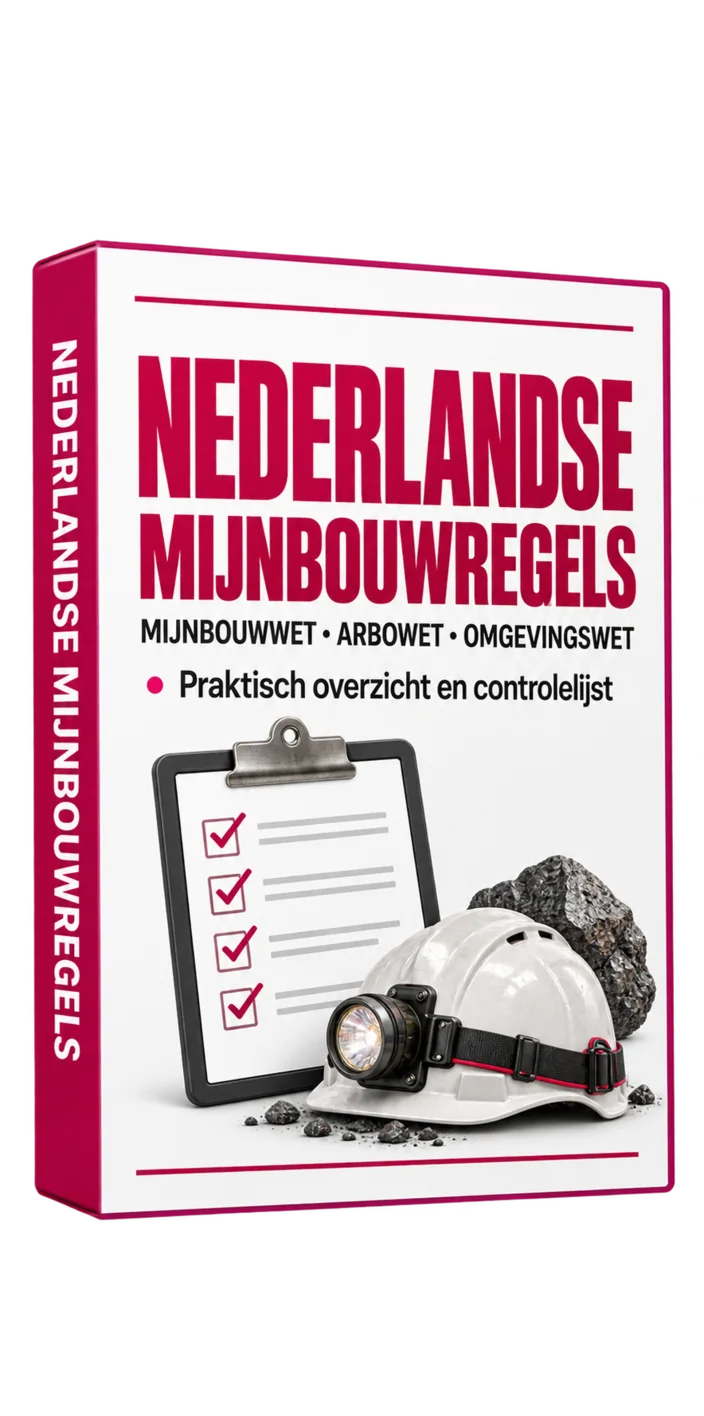 Bonus 3, Nederlandse mijnbouwregels met praktisch overzicht en controlelijst